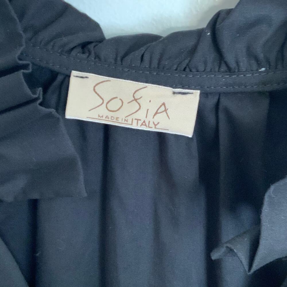 Sofia Black Blouse - image 2